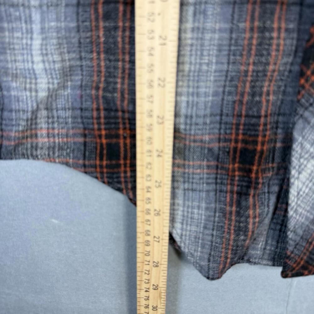 Vintage Champion Western Shirt Mens 16-34 Gray Plaid Pearl Snap Wool Cowboy 70s - Picture 6 of 6